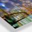 New York, Manhattan, paysage urbain avec nuages, reproduction de photo sur toile tendue-33186829-18298304