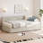 Twin Size L-Shape Corner Bed-2143058582