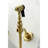 Kingston Brass Heritage Double-Handle 3-Hole Wall-Mount Bridge Kitchen Faucet with Brass Sprayer-29488024