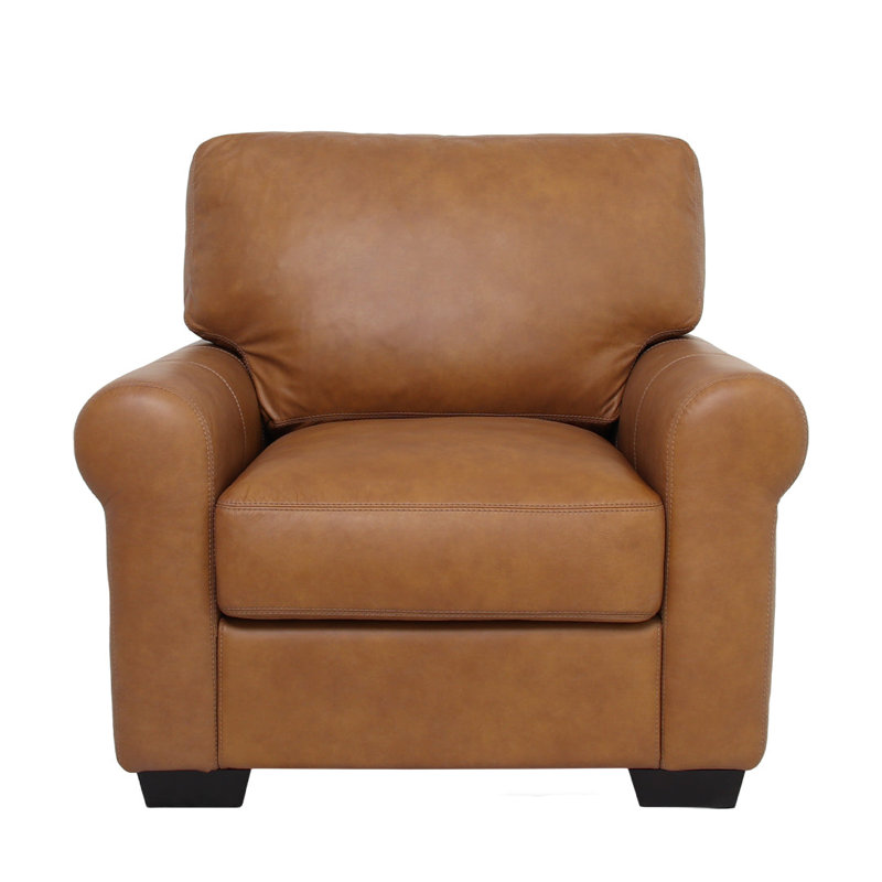 Fauteuil en cuir Florentine , Tanné