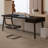 Black Rectangular Solid Wood with 1 drawers desk-1441859848