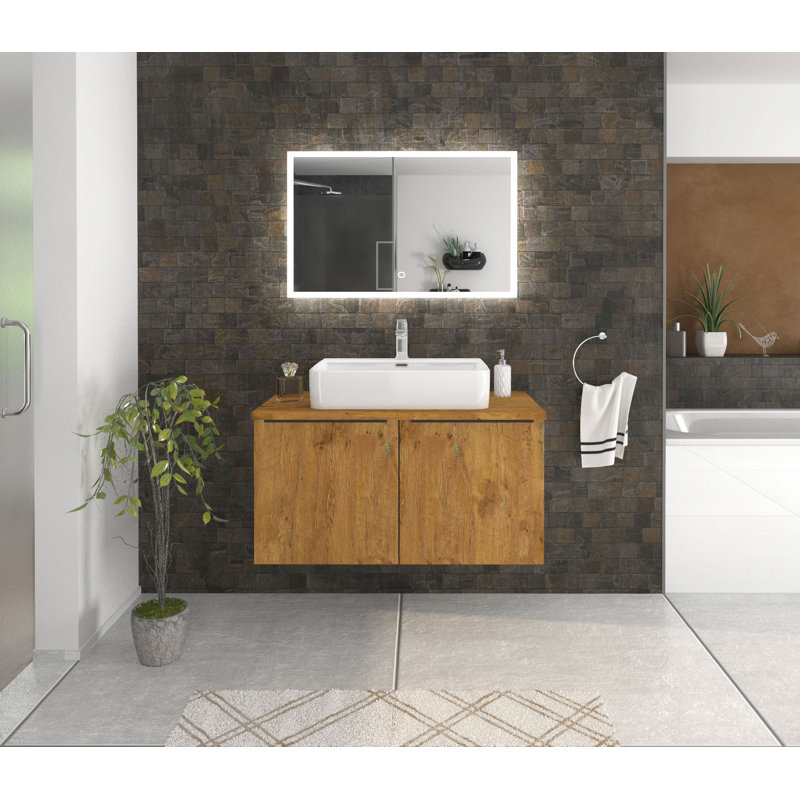 Bathroom Suite, Alpine white/Rustic oak/Oak