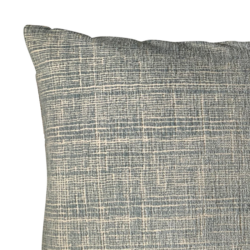 Coussin Brandi, Bleu clair, H 18 po x l 18 po