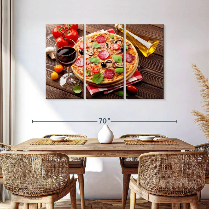 Yarlin Pizza Fresh From Oven, 36" H x 57" W