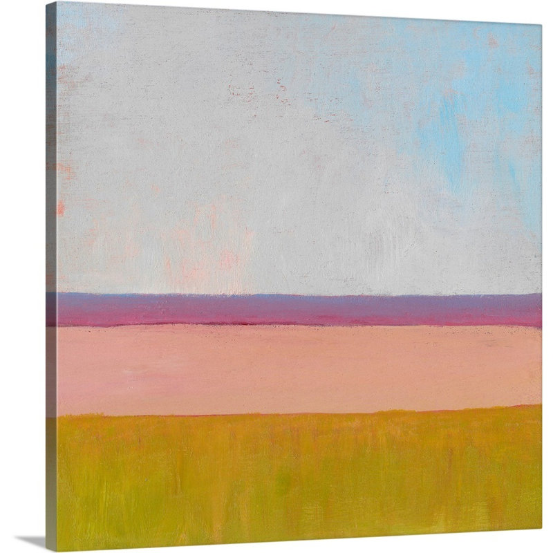 «Beyond the Fields I» par Carol Young - reproduction d'art, Toile tendue, H 36 po x l 36 po x P 1,25 po