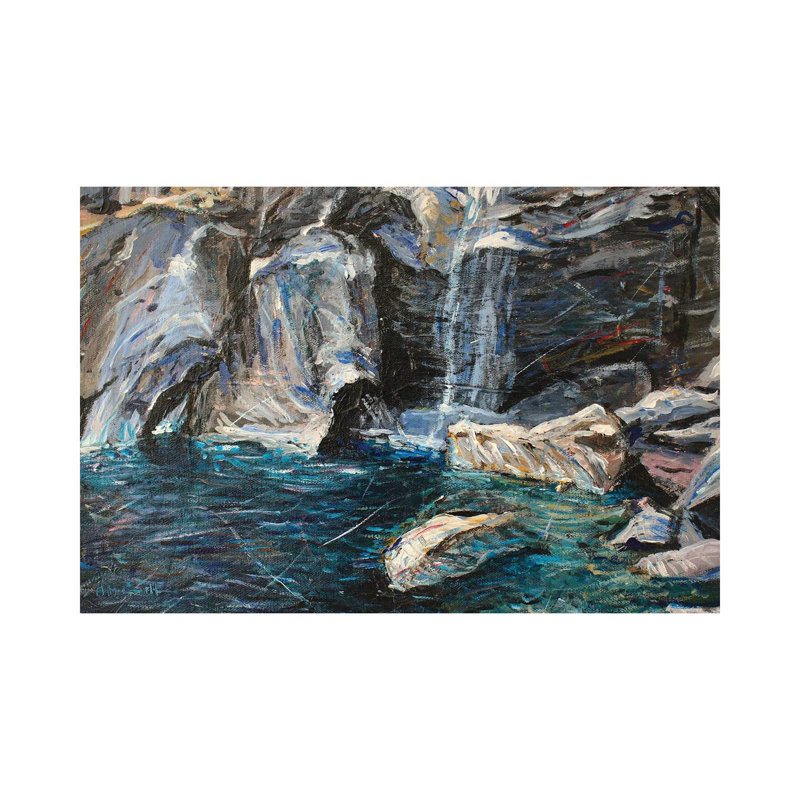 Vernal Falls by Jeff Johnson - Wrapped Canvas Print, 20.32 cm H x 30.48 cm W