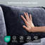 111" Modular Sectional Sofa with 2 Movable Ottomans, U-Shaped Oversized 3-Seat Chenille Cloud Sofa with 5 Pillows for Living Room, Blue-856141012-869256998