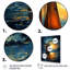 Clair de lune, bateau à voile, horizon II - bateau à voile, art mural-100432928-100432929