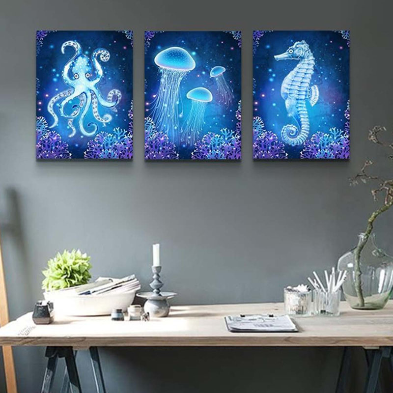 3 Piece Wrapped Canvas Wall Art