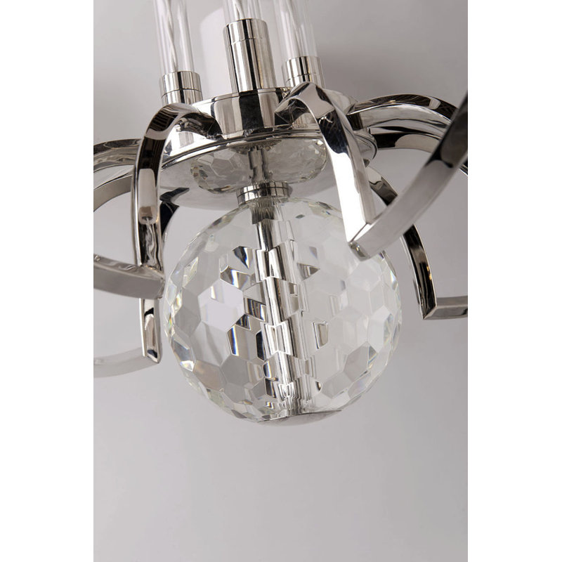 Waterloo 8 - Light Glass Chandelier