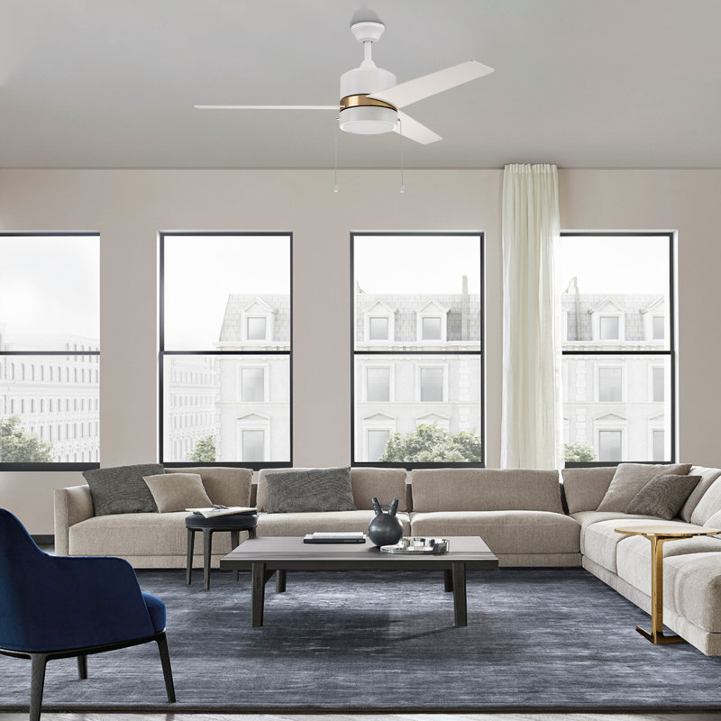 Chrislaine 52'' Ceiling Fan with LED Lights