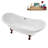71" Streamline Clawfoot Tub,Tray,Drain and Clawfeet-101628946-102360904