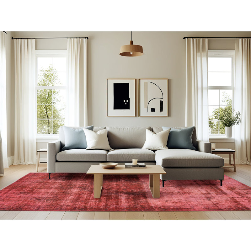 Abstract Indoor Rug, Rectangle 6' x 9'