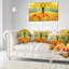 Coussin décoratif imprimé floral