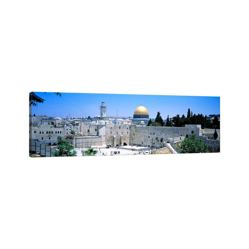 Jerusalem, Israel - Wrapped Canvas Panoramic Print, 30.48 cm H x 91.44 cm W x 1.91 cm D
