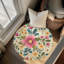 Tapis tressé Blooming Spring Meadow-106464047