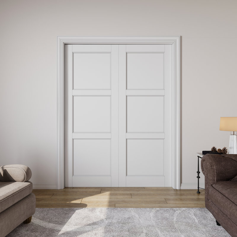 Porte de garde-robe coulissante 80 po, 64 po x 80 po