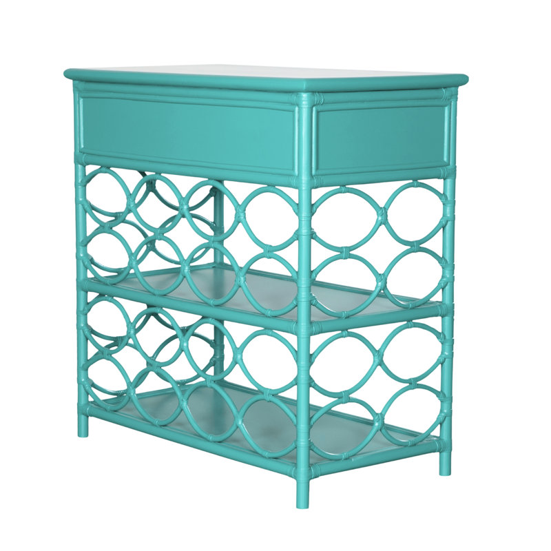 Manning End Table, Turquoise
