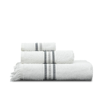 Ensemble de 3 serviettes en coton Aura