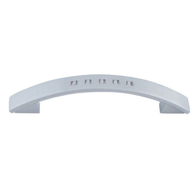 (20-Pack)  3-3/4"C-C Euro-Tech Band Pull - Brushed Nickel