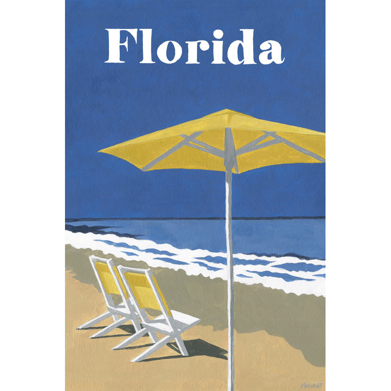 Sun Soaki in Florida - Reproduction d'art sur toile tendue, H 24 po x l 16 po x P 1,5 po