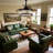 42-inch American Retro Variable Frequency Crystal Fan Light With Six-speed Remote Control, Reversible Led Three-color Dimming, Suitable For Living Room, Dining Room, And Bedroom.