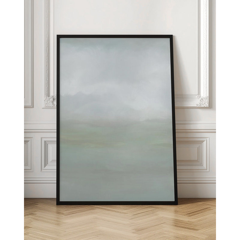 Panneau à huile Rough Seas 6, H 24 po x l 20 po, Noir