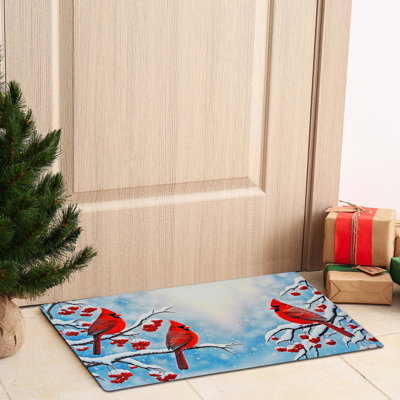 Tapis imprimé en caoutchouc (triple cardinal)