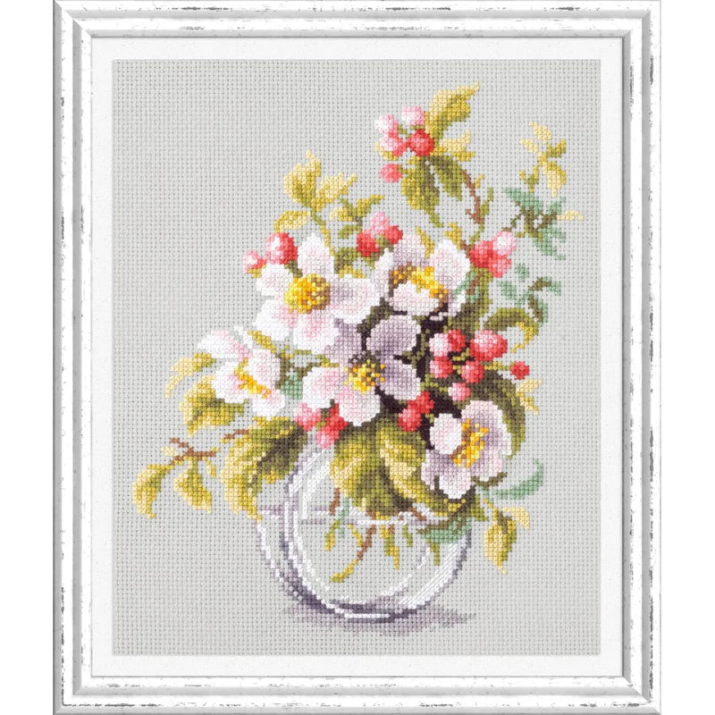  Kit au point de croix compté Blooming Apple Tree 100-011