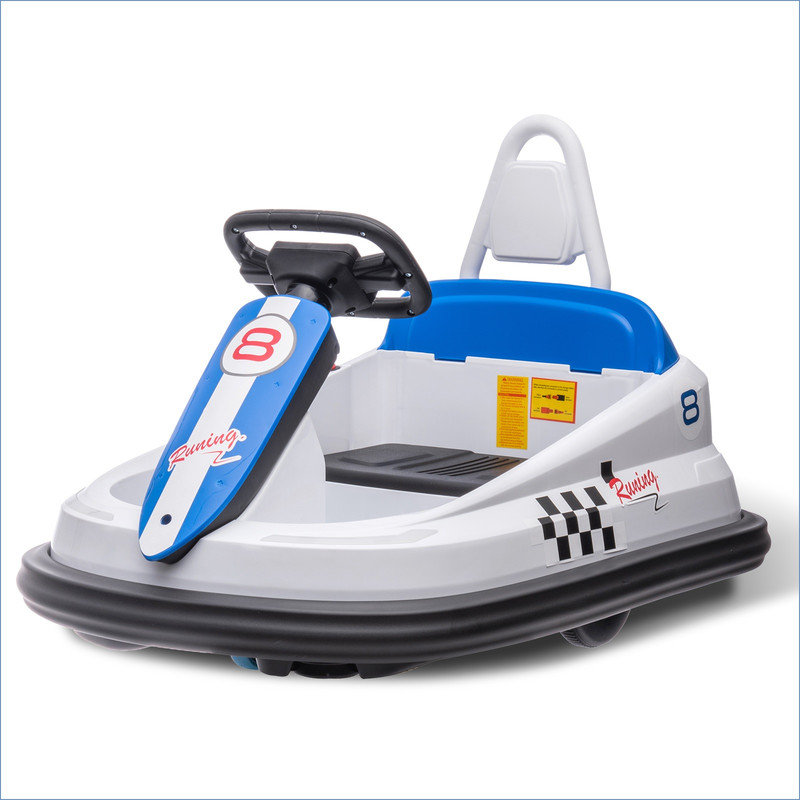 Bumper 6V pour tout-petits, nouvelle conception de jouets électriques, Blanc
