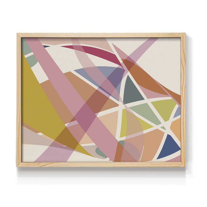 Pensées d'Herbin I - impression encadrée - réversible, Naturel, H 16 po x l 20 po