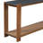 Uniquely Designed Oak Veneer Console Table with Distinctive Side Shapes, Suitable for Entryway, Hallway, Living Room, Foyer, Corridor-1362819773