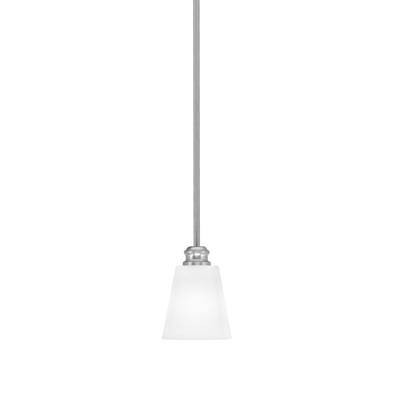 Mini-luminaire suspendu sur pied Edge, Nickel brossé