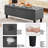 Riella Polyester Upholstered Storage Bench-1685191250