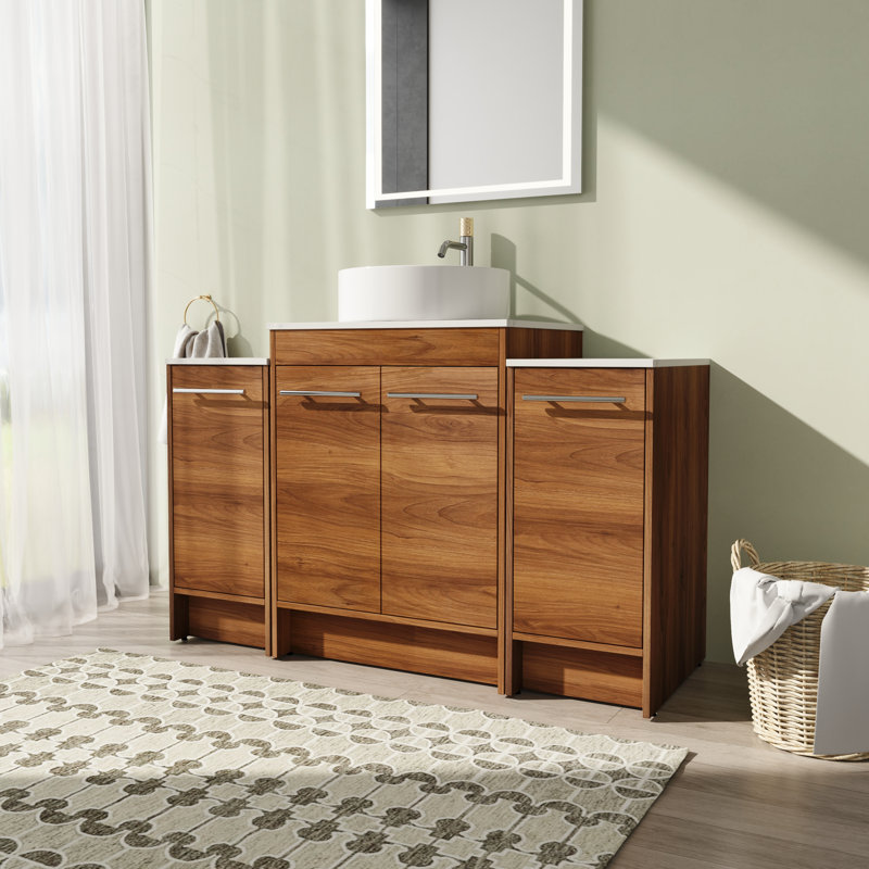 Ensemble de meuble-lavabo simple 47,27 po avec plateau de meuble Lysi