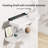 Floating Shelves, Wall Shelves For Bathroom/Living Room/Bedroom/Kitchen Decor, White Shelves With Invisible Brackets Set Of 3 - AMFS08