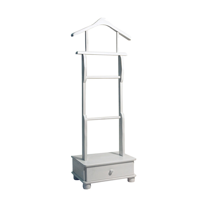 Freestanding Valet Stand, White