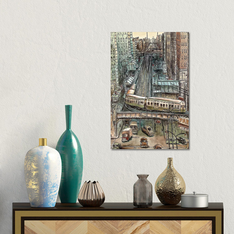 Around The Bend - Wall Art Print - Framed Canvas, Does Not Apply, 18" H x 12" W, Wrapped Canvas