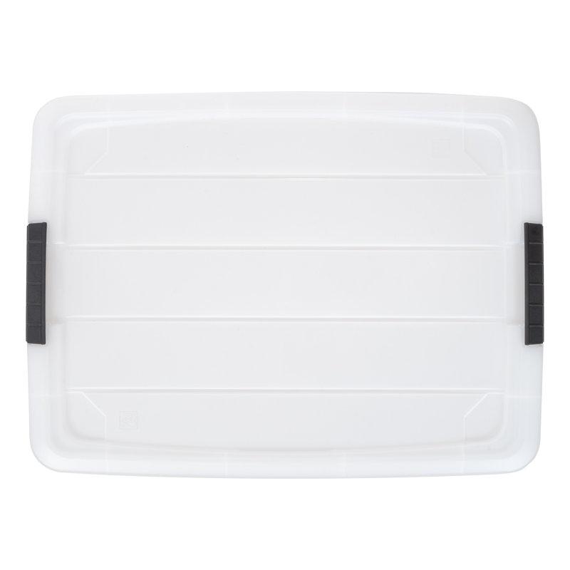 Contenant de rangement IRIS, Blanc naturel, H 13,02 po x l 16,6 po x P 22,02 po