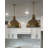 Clendon 1-Light Dimmable Metal Dome Pendant-74008650-74008651-74008654