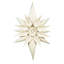 Ensemble de décoration murale fleur en métal 2 pièces