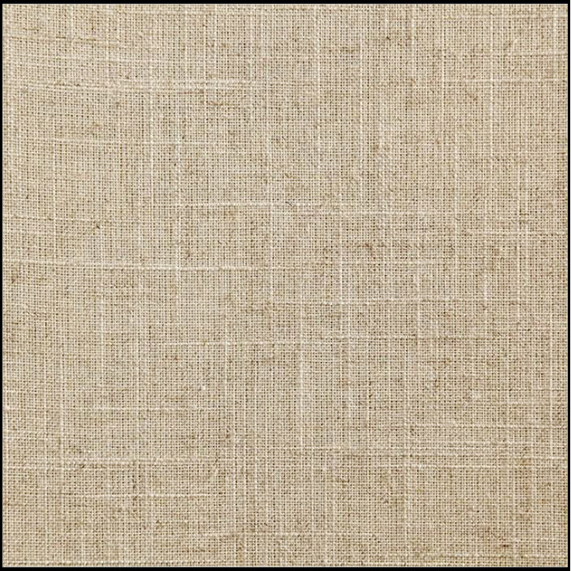 Ensemble de 2 chaises en tissu ivoire classique classique avec structure en bois massif espresso et sièges rembourrés