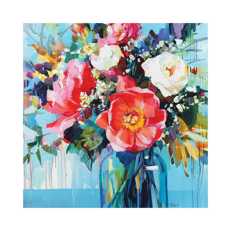 Belle Love 1 Piece Wrapped Canvas Painting, 66.04cm H x 66.04cm W