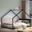 Structure de lit en métal avec lattes et pieds, lit maison-76954842-76954844