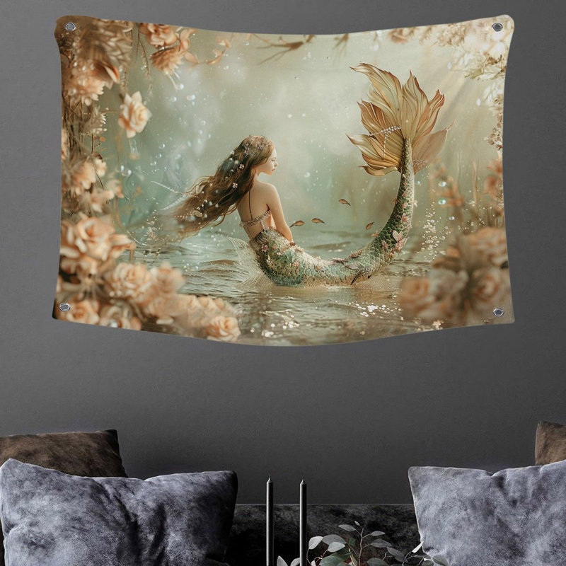 Tapisserie en microfibre, H 68 po x l 80 po