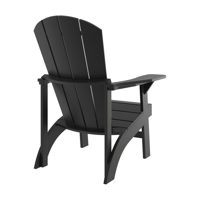 Chaise Adirondack classique Crystal Harbor Essential - noir, Bleu