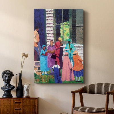 Going to Church -Custom Wrapped Gallery Cavas
