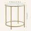 Table de bout en verre Lyra-456753434
