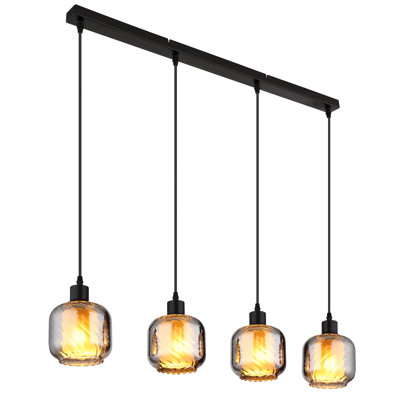 Notus 4 - Light Matte Black Pendant
