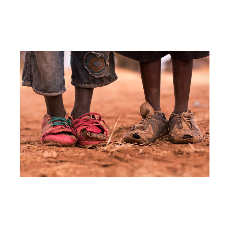 Stefan Miron pouvez-vous porter mes chaussures? Art sur toile, H 12 po x l 19 po